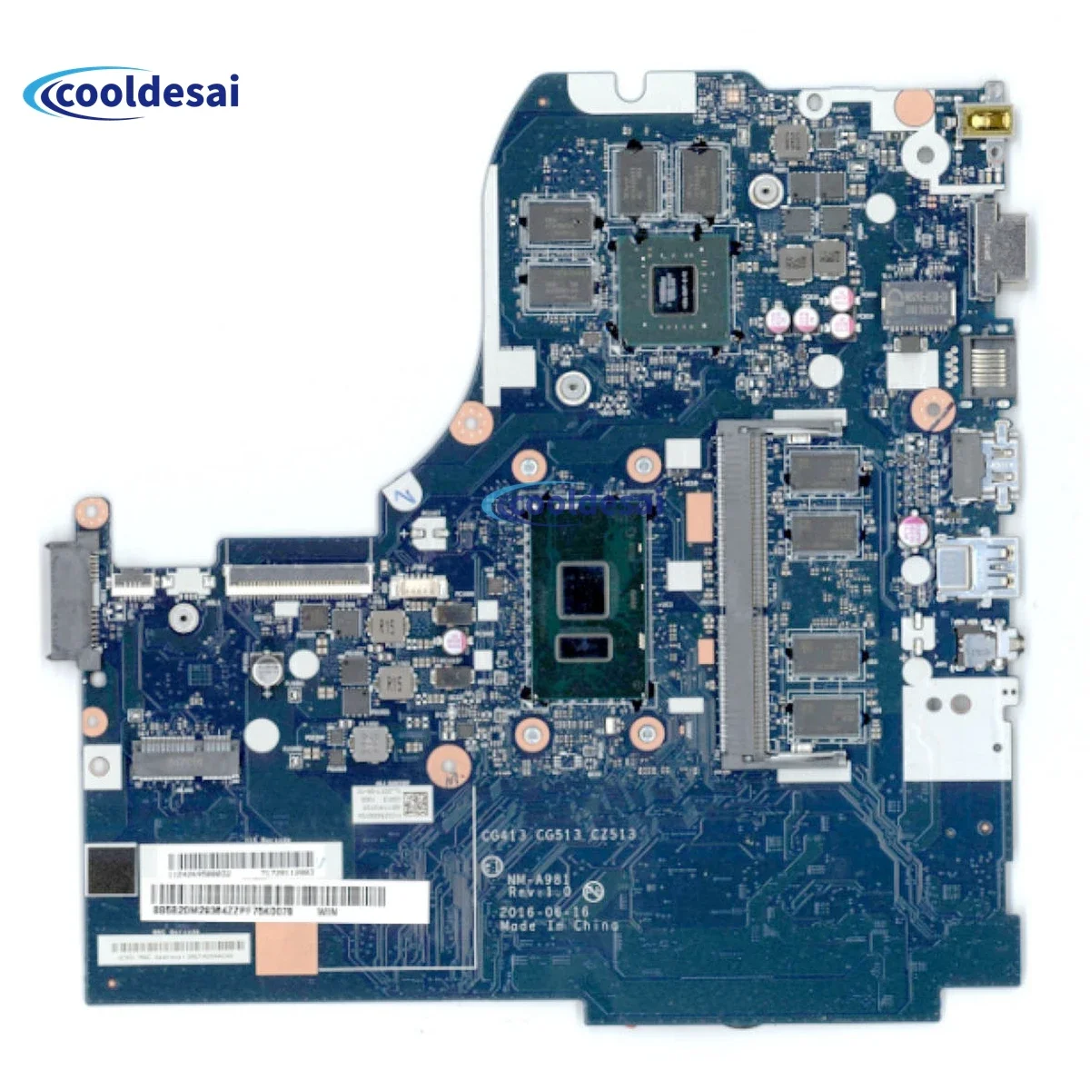 

NM-A981 NM-A751 For Lenovo 310-15IKB 510-15IKB Laptop Motherboard With I3/I5/I7 7th CPU GT920M 2G RAM 4G 100% Test Work