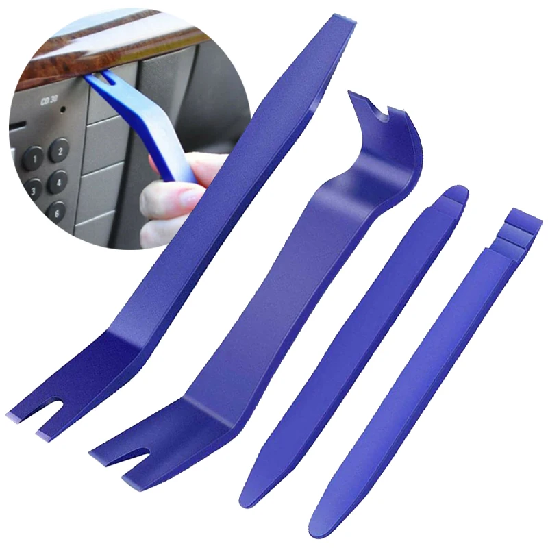 

4Pcs Car Repair Tool Set Universal Door Clip Panel Audio Dashboard Hand-held Disassembly Tools Removal Tool Kit Car Accessories