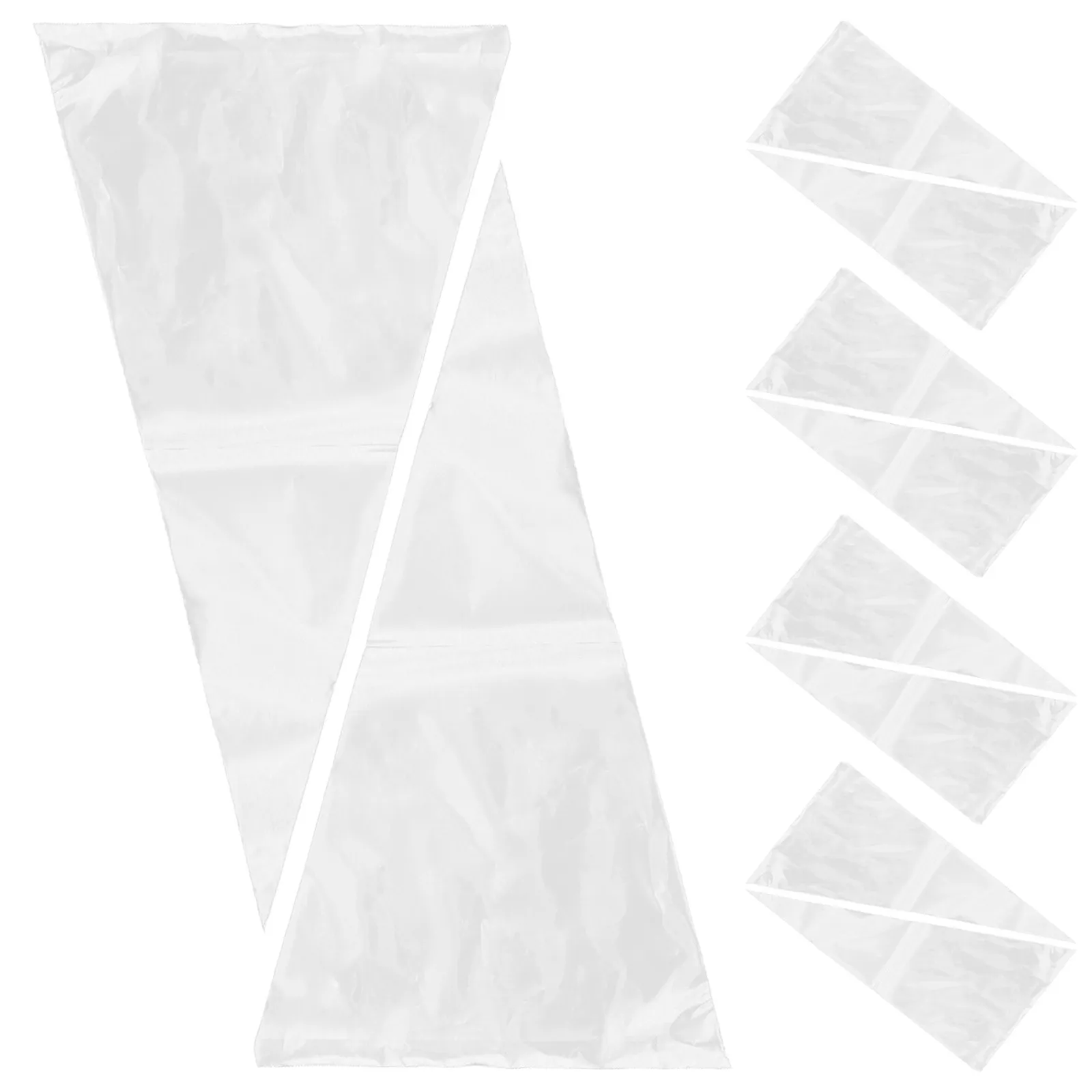 100Pcs 그라우팅 파이핑 백 타일 벽돌 벽돌 벽 수리용 모르타르용 고강도 찢어짐 방지 플라스틱 시멘트 실러 백