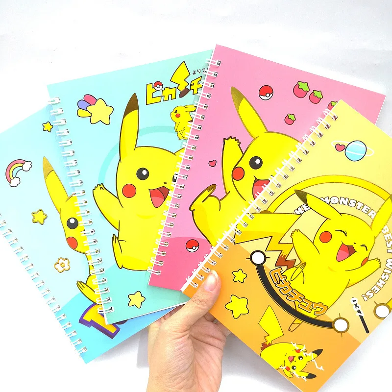 10pcs Pokemon Anime Action Pikachu Pet Notebook Loose-Leaf Coil This  Student Stationery Award Gift Kawaii Cute School Supplies - AliExpress