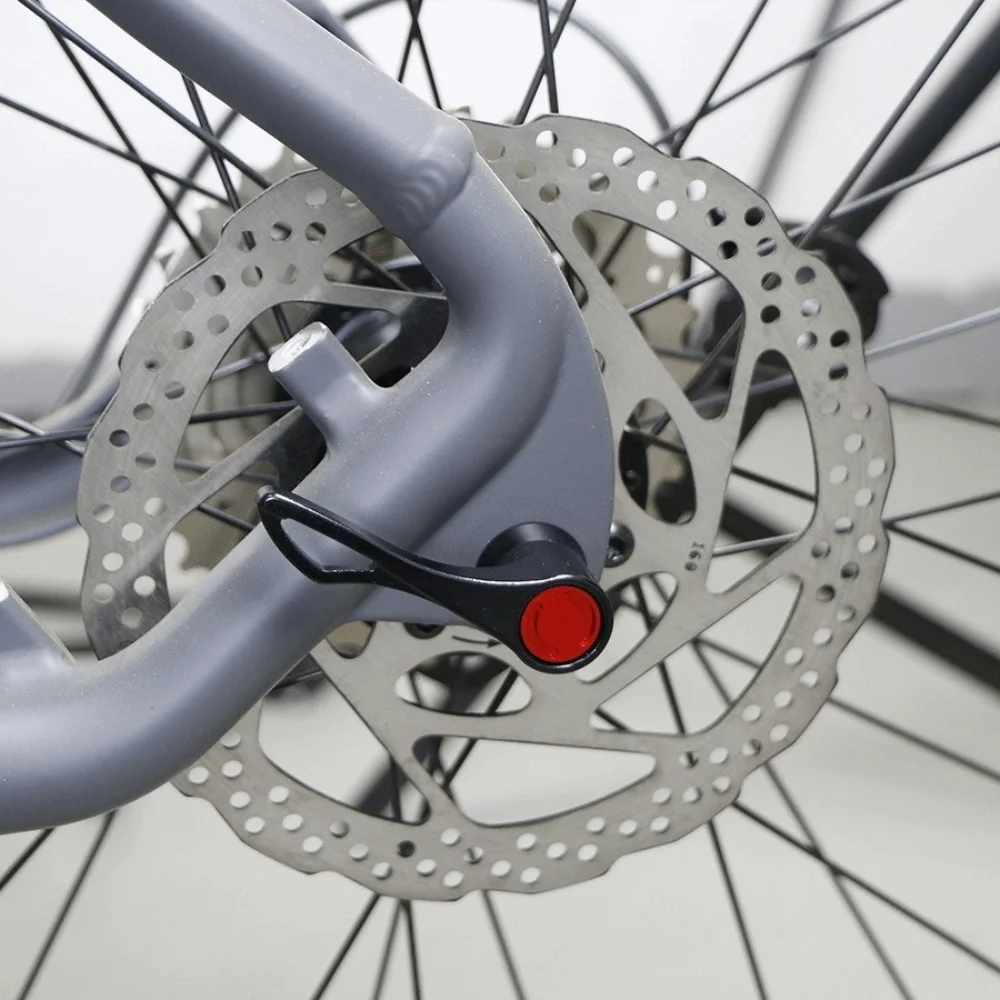 알루미늄 합금 자전거 쓰루 액슬 174mm 길이 CNC 퀵 릴리스 액슬 조절 가능한 핸들 쓰루 액슬 어댑터 포함 경량형