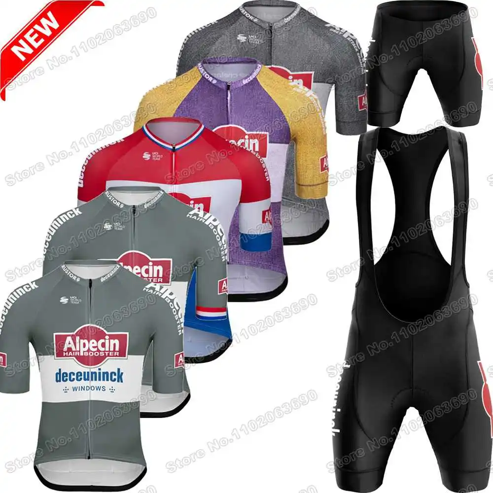 Alpecin Deceuninck Cycling Jersey Set for Men