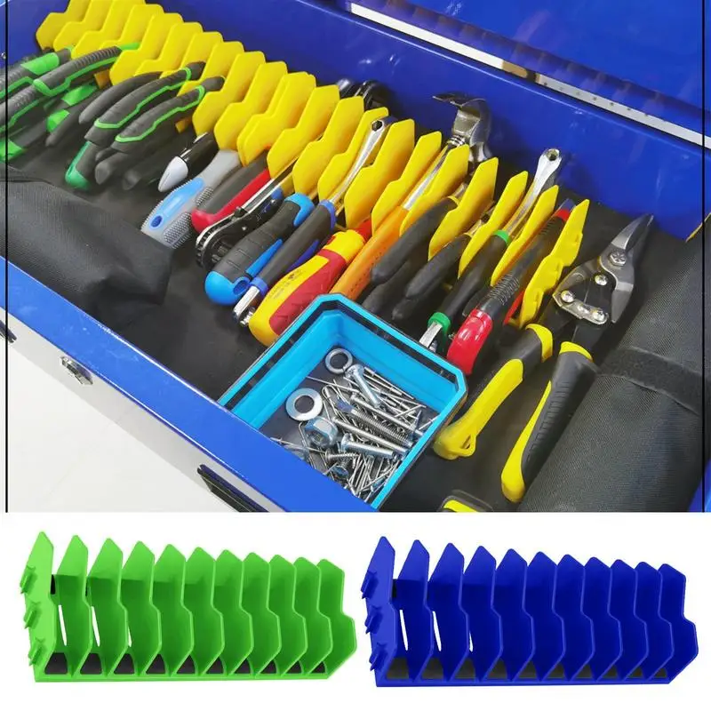 Wrench Storage Organizer 10 Slot Plier Holder Cutter Hammers Hand Tools Modular Toolbox Holder Plastic