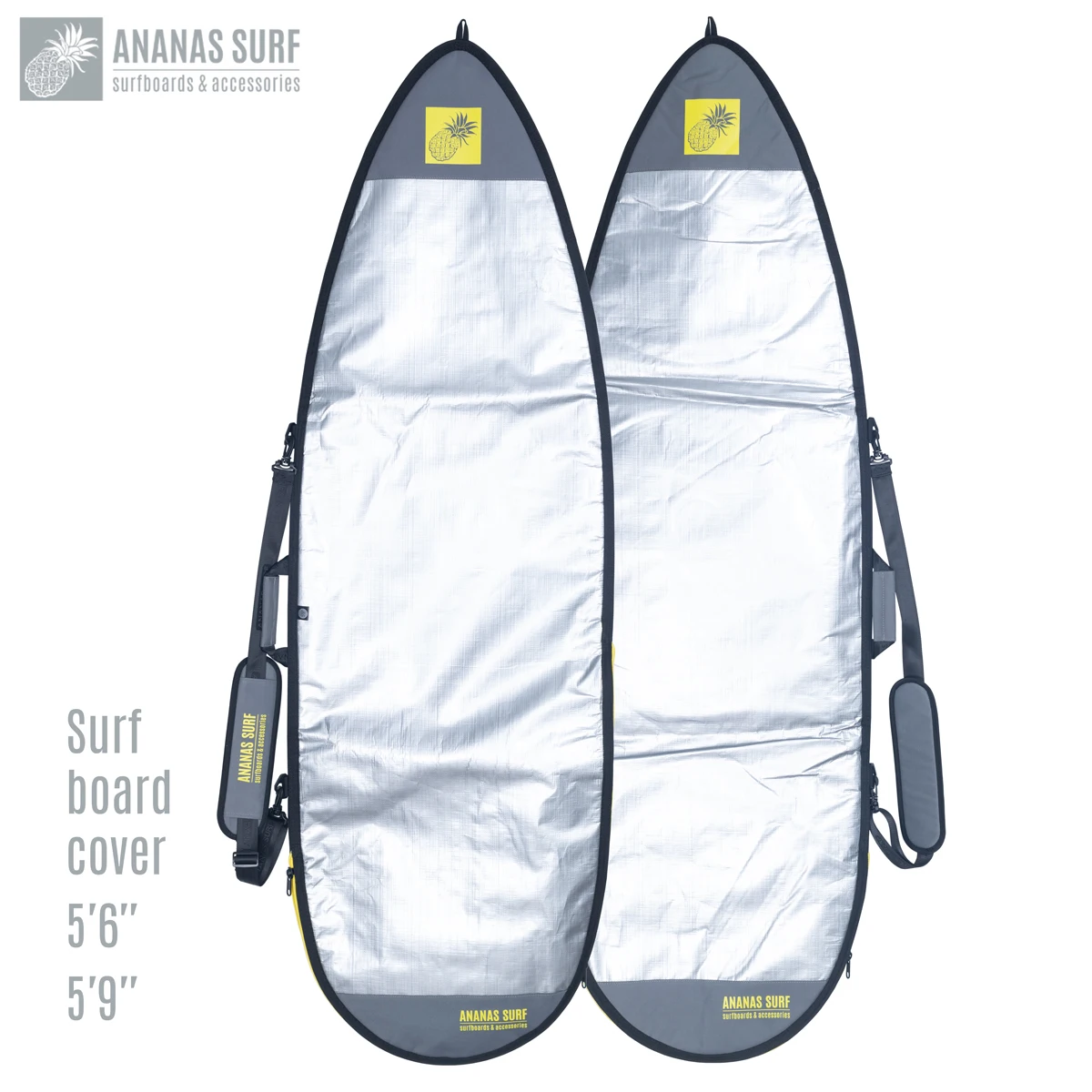 Ananas Surf 5'6", 5'9" Travel Surfboard Shortboard Bag 5Ft.6Inch. Kitesurfboard Protect Cover Wakesurf Boardbag