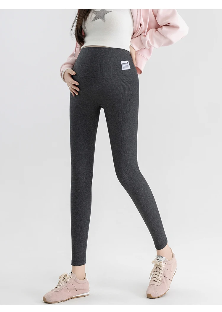 R77195# Maternity Trousers Drawstring Maternity Leggings Pregnant Pants
