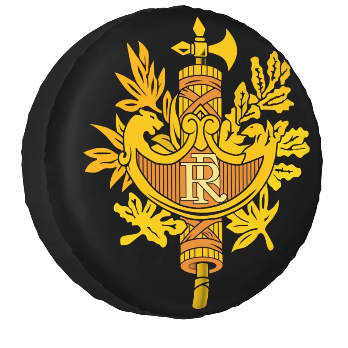 

Универсальный чехол с эмблемой Франции для запасных шин, защитное покрытие для колес автомобилей Toyota, Jeep, RV, SUV, RV, 14, 15, 16, 17 дюймов