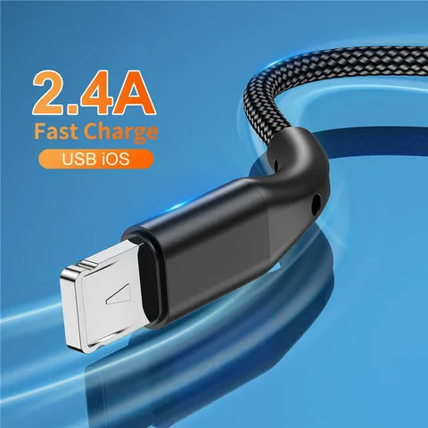 USB Cable For iPhone Cable 11 12 13 Pro Max Xs Xr X SE 8 7 6 Plus 6s iPad Air Mini Fast Charging Cable For iPhone Charger