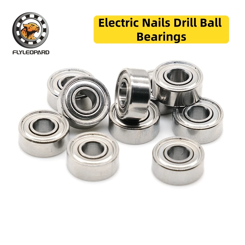 Stainless Steel High Precision Small Ball Bearing with ZZ Shield and 2RS Rubber Seal (5x11x4) - Available in Packs of 5, 10, or 20