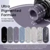 6PCS/Set Colorful Gorgeous Gel Nail Polish Kit Autumn Series Sparkling Shinning Manicure Soak Off Black White Nails Art Varnish 5