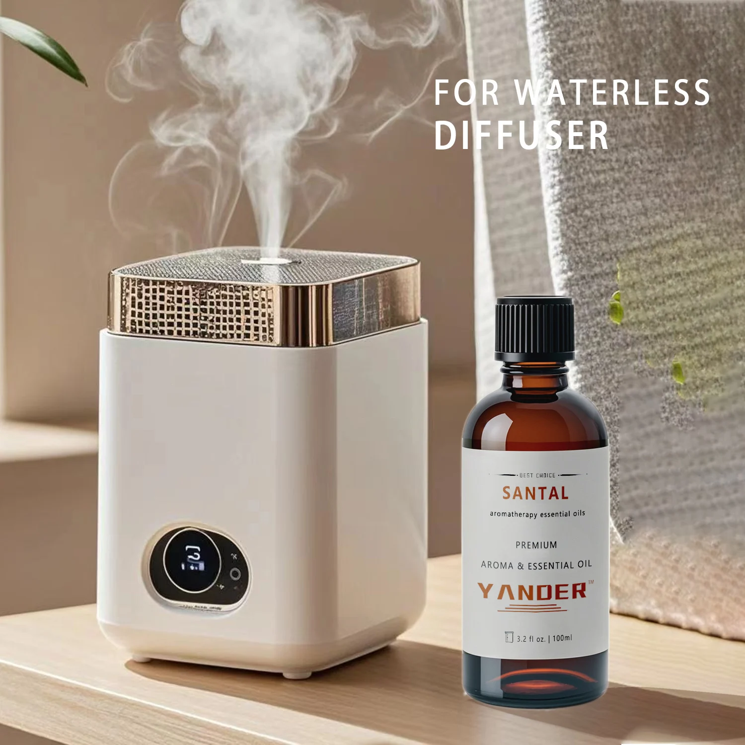 DF01 Santal Oil For Diffuser-HVAC Cold Air Hotel Scent Waterless Diffuser Sandalwood Essential Oil Scent Machine Refill