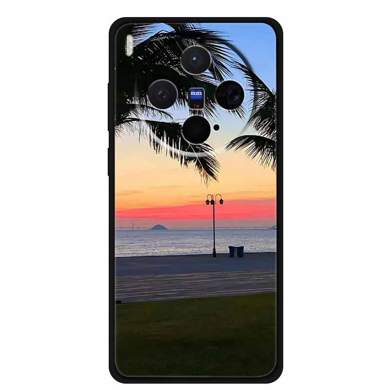 Black TPU Soft Silicone Phone Case  - Fashionable Anime Design with Protective Bumper