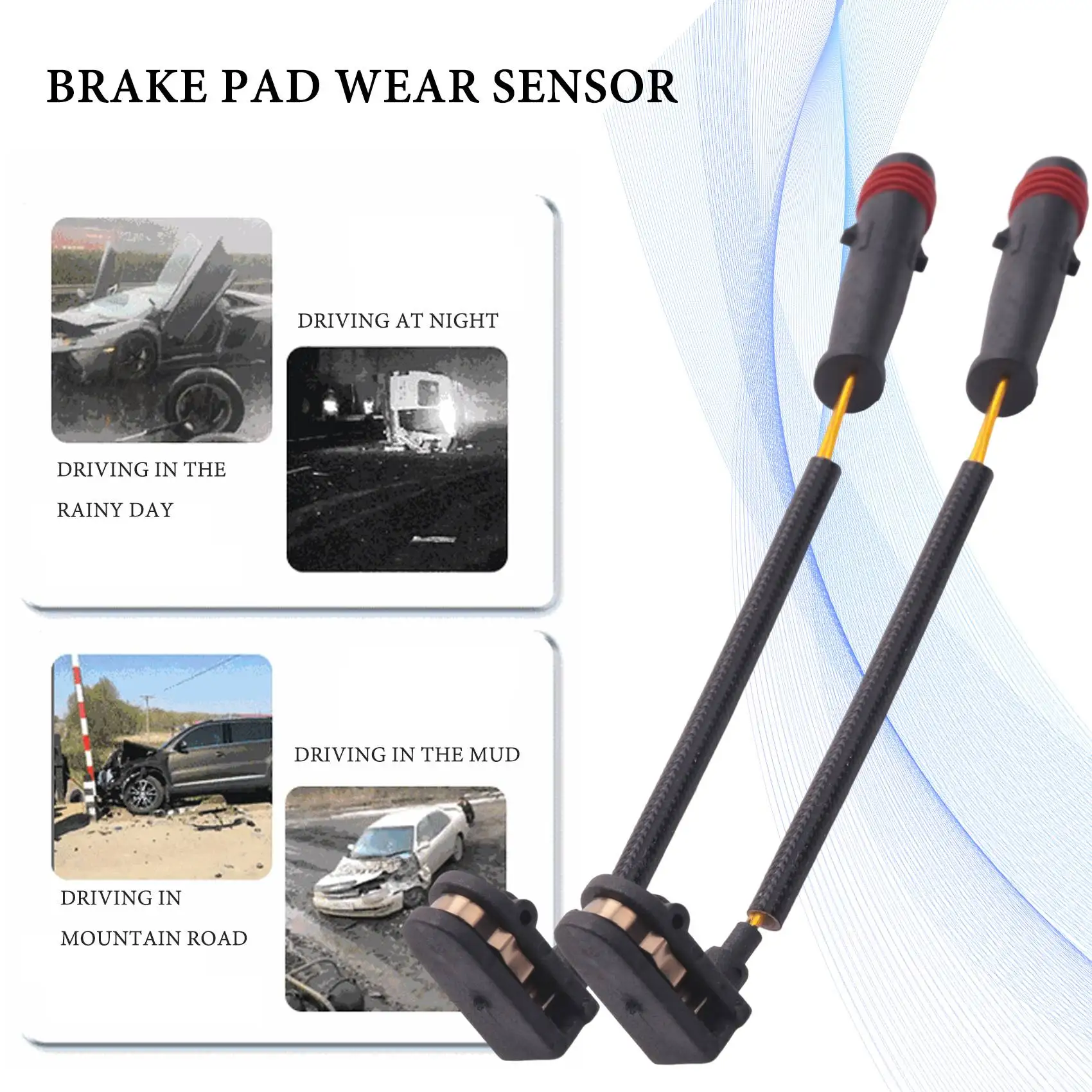 

4Pcs Wear Warning Sensor Brake Pad Sensor 9065401417 for Mercedes SPRINTER 2-T Box