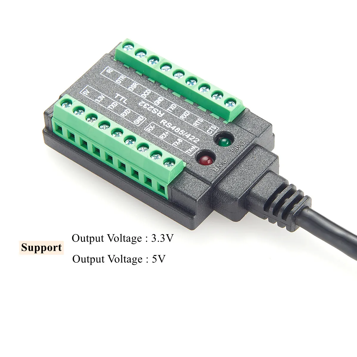Convertidor Industrial USB a RS232/RS485/TTL con FT232RL y Aislamiento