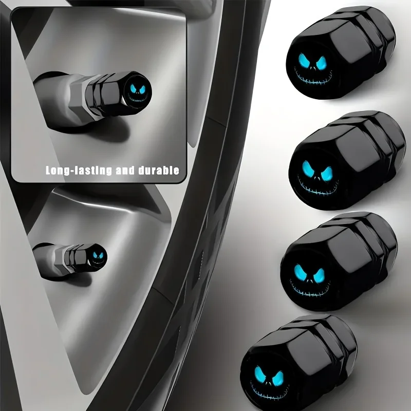 Premium Aluminum Tire Valve Stem Caps - Universal Set for All Vehicles