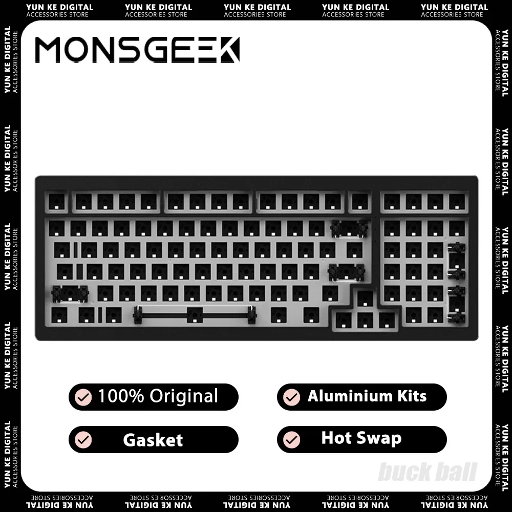 

MONSGEEK M2 Mechanical Keyboard Aluminium Kits Dynamic RGB Gaming Keyboard Gasket Pc Gamer Accessories Hot Swap Mac Laptop Gifts