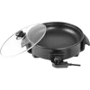 Appliances 12-Inch Round Nonstick Electric Skillet with Vented Glass Lid, Removable Thermostat, Easy to Clean, Black 1