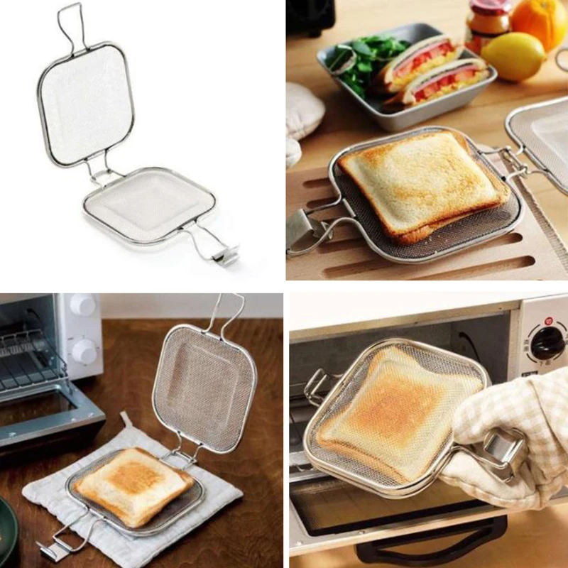 재사용 가능한 유리 섬유 토스터 가방, 샌드위치 가방, 전자 레인지 가열, 논스틱 빵 가방, 베이커리 액세서리, 5 개/세트 