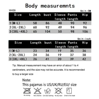 2PCS/Set Women Big Size with Chest Pads Pajamas Spring Autumn and Winter Long-Sleeved Headset Loose Homewear Can Be Worn Outside - Image 6