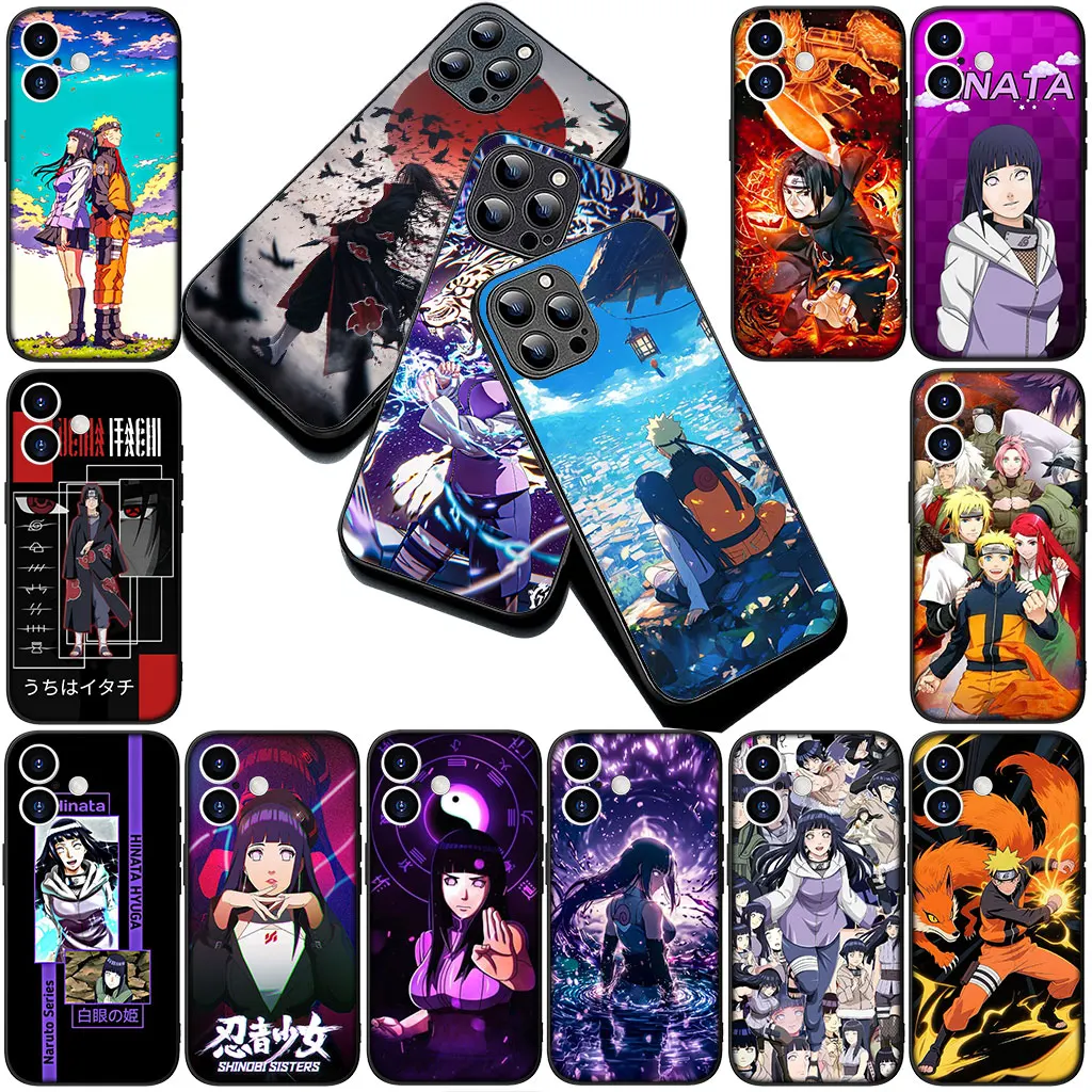 Hinata & Itachi Naruto-Themed Premium Phone Cover | Soft Protective Case