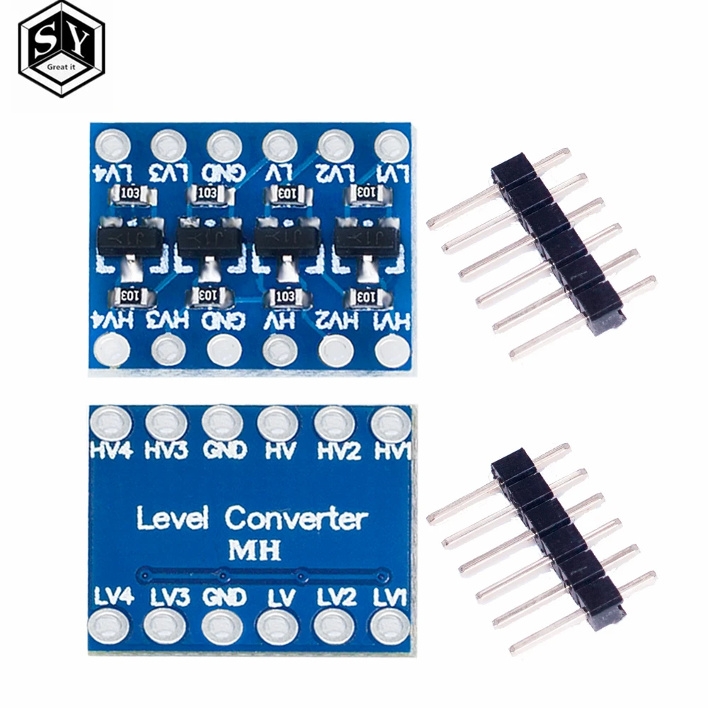 2 / 4 /8 채널 IIC I2C 로직 레벨 컨버터 양방향 모듈 5V ~ 3.3V - AliExpress