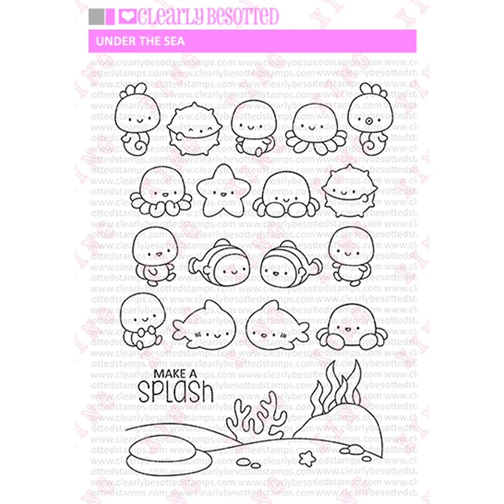 

2013 Metal Cutting Dies Silicone Stamps Set Cut Diy Scrapbook Craft Decoration Embossing Handmade Album Card Under the Sea Molds