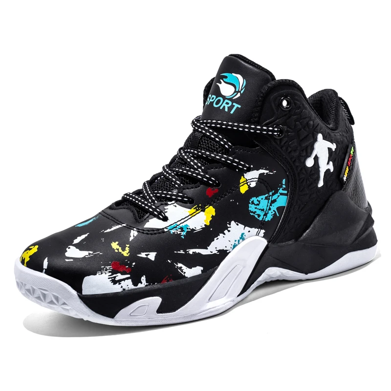 Zapatillas de baloncesto Jordan para hombre, zapatos de cuero de marca de alta calidad, con amortiguación transpirable, resistentes, de lujo, a la moda| | AliExpress