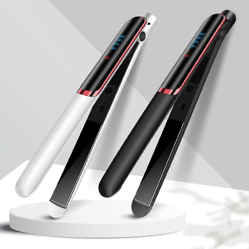 Negative Ion Hair Straightener Professional Flat Iron Ceramic Hair Flat Iron Fast Heating Negative Ion Infrared Curling Iron 6