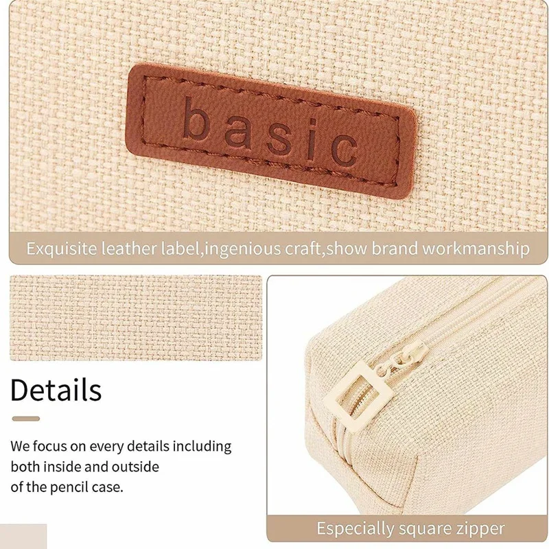 

Student Pencil Bag Change Bag Cosmetic Bag Office Stationery Storage Bag Suitable For Youth Schools