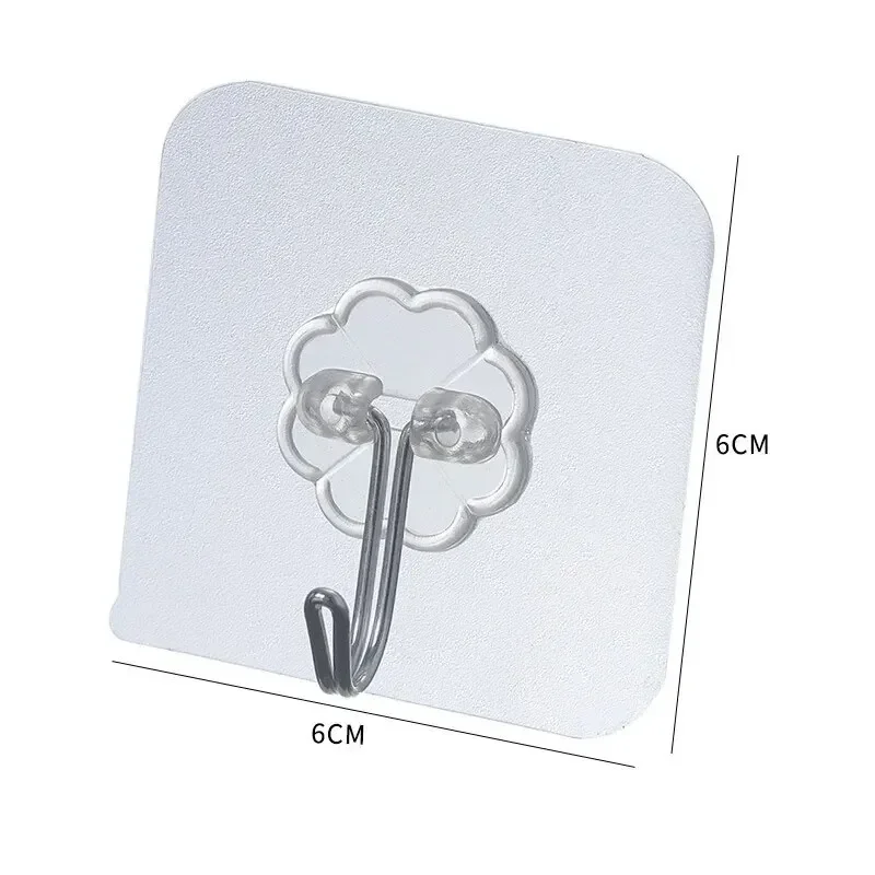 Self Adhesive Hooks 5-30Pcs Transparent Strong Door Wall Hangers Suction Heavy Load Rack Cup Sucker For Kitchen Bathroom