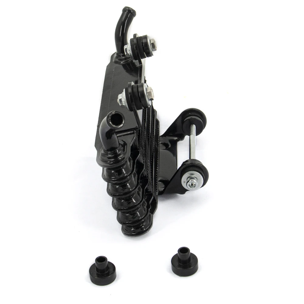 High Quality Black 6 Rows Motorcycle Oil Cooler Suit for Honda Yamaha 200mm Modified Motorcycle and Car Accessories