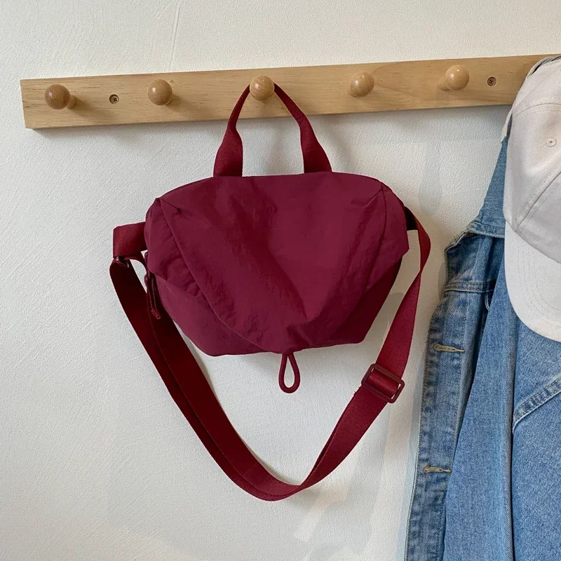 2400~JEANS COUTURE Nylon Shoulder Bag with Maxi Golden Buckle main image 1