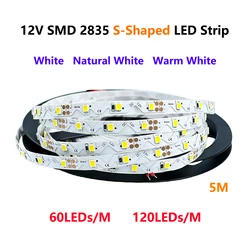 Flexible Bendable LED Light Strip for Light Boxes and Signboards, 12V, S - Shaped, 5m (120LEDs One Meter)