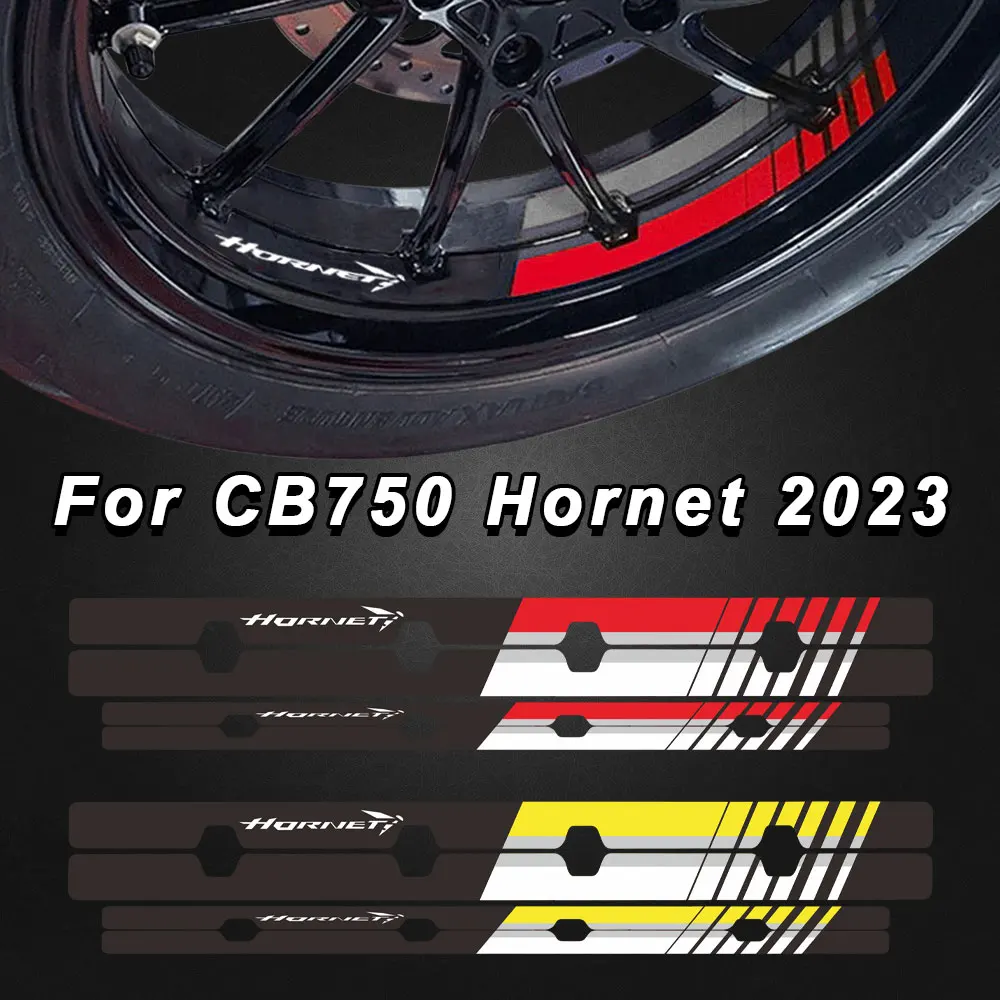 

Motorcycle Stickers Waterproof Wheel Rim Decals Inside of Hub Sticker CB 750 Hornet 2023 for Honda CB750 Hornet750 Accessories