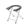 Foldable Toilet Seat Anti Slip Pad under The Stool Leg Easy to Wash Toilet Chair Seat Commodes Chair for Bathroom Adults Seniors 1