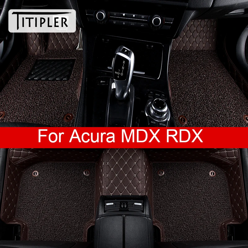 Titipler Car Floor Mats For Acura Mdx Rdx Foot Coche Accessories Auto