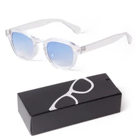 Mode dégradé bleu petites lunettes De soleil rondes pour femmes hommes marque concepteur Vintage tortue carré Lunettes De Soleil Lunettes De Soleil 1