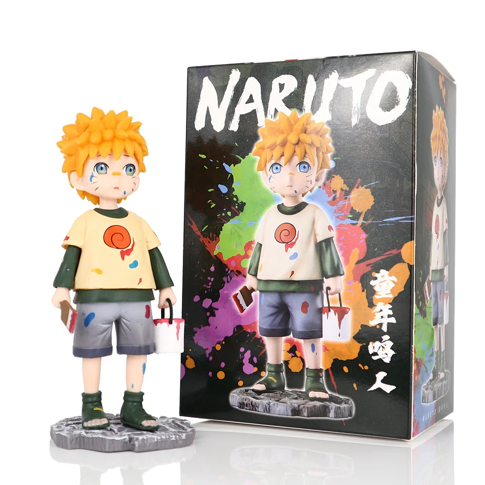 

Anime Naruto Figure Model Q Version Uzumaki Naruto Action Figure Infancy Painting Uzumaki Figure Pvc Cute Toy For Childrens Gift