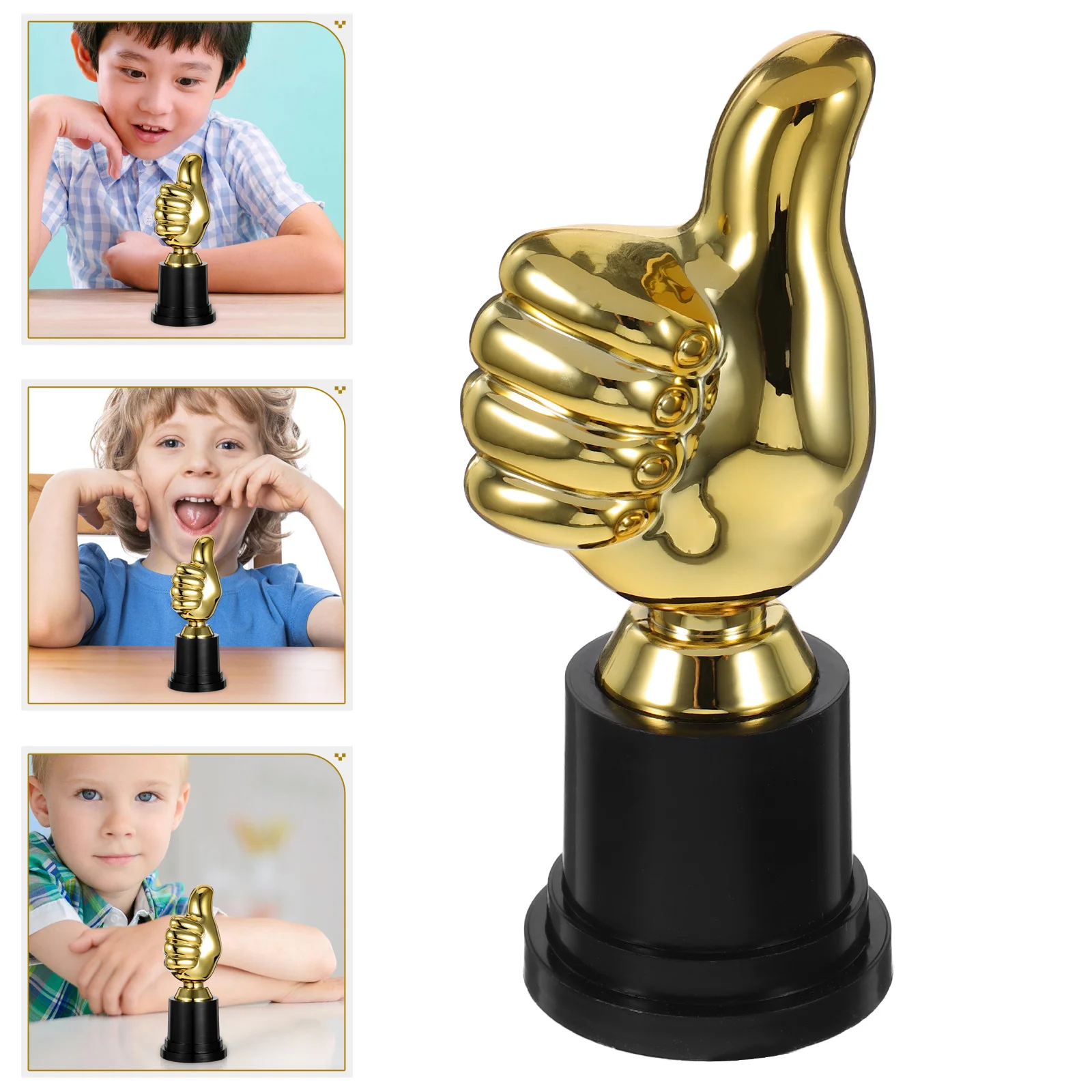 1pcs Trophy Gifts Thumb Shaped Plastic Award Cup Sports Dance Competition Kindergarten Team Sports Children Prize Decorative Toy