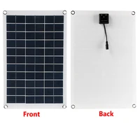 Kit de panneaux solaires 400W 200W, cellule solaire 18V avec contrôleur 10A-100A, chargeur extérieur double USB, batterie externe pour téléphone portable Camping 5