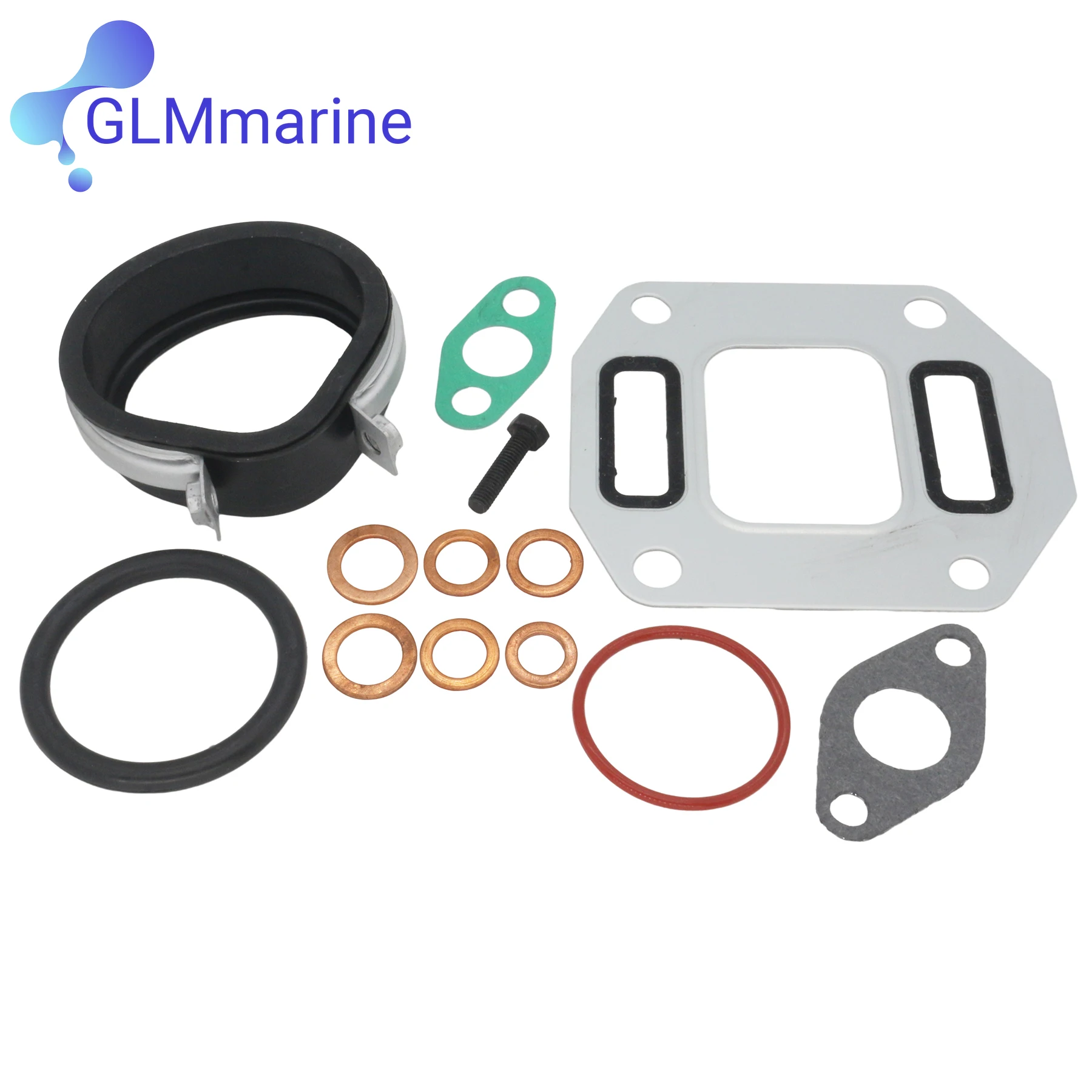 3582563 Boat Engine Turbo Repair Connection Gasket Kit for Volvo Penta D AD TAMD TMD KAMD MD KAD 31 32 41 42 43 44 Motors 876108