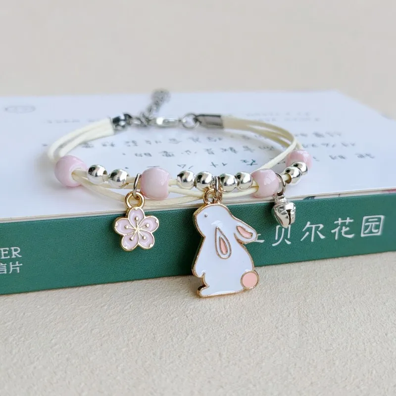 Bracelet Jewelry Cartoon Rabbit Flower Bracelet For Women