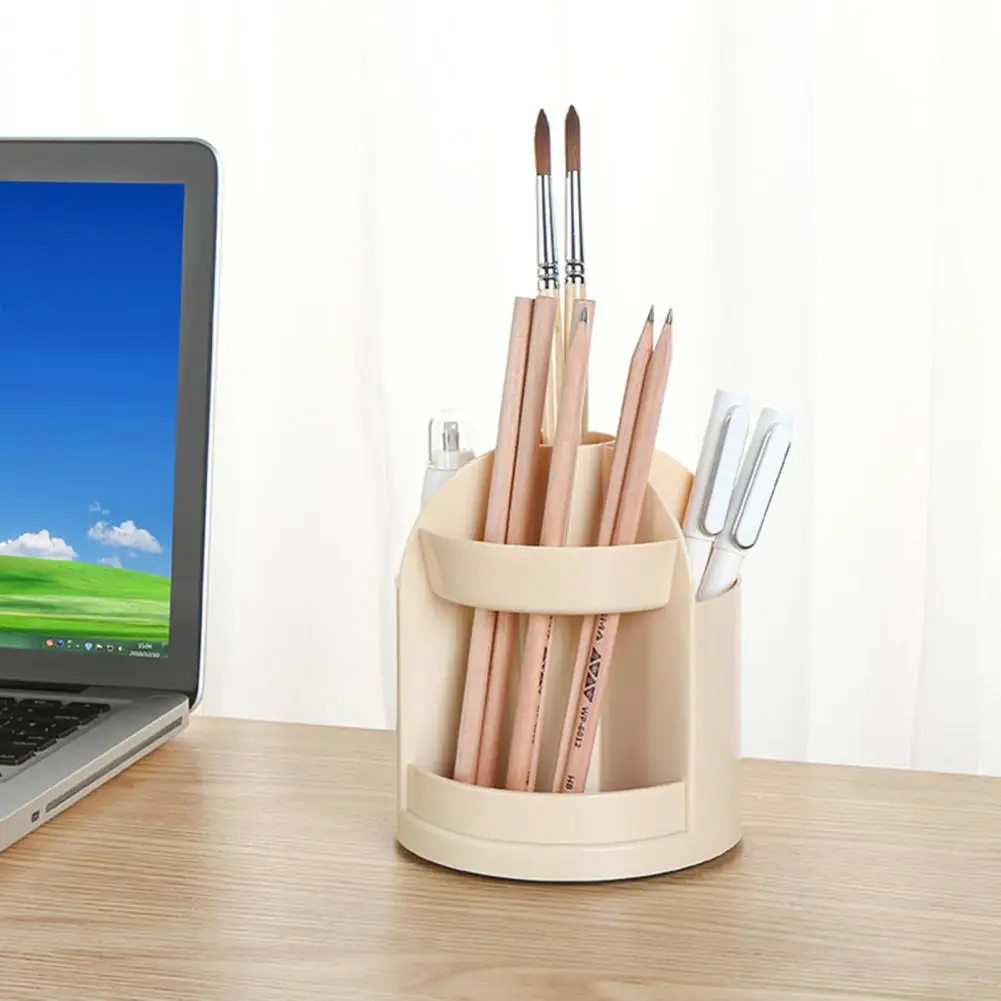 

Office Supplies Organizer 360-degree Rotatable Pen Holder Makeup Organizer Multi-grid Design for Versatile Storage Box Pen