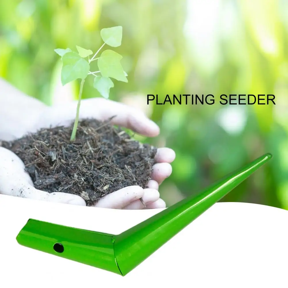 Bulb Planter Tool Wide Application Planting Iron Gardening Hole Digger Tool Bulb Dibber Gadget Garden Sower Tool