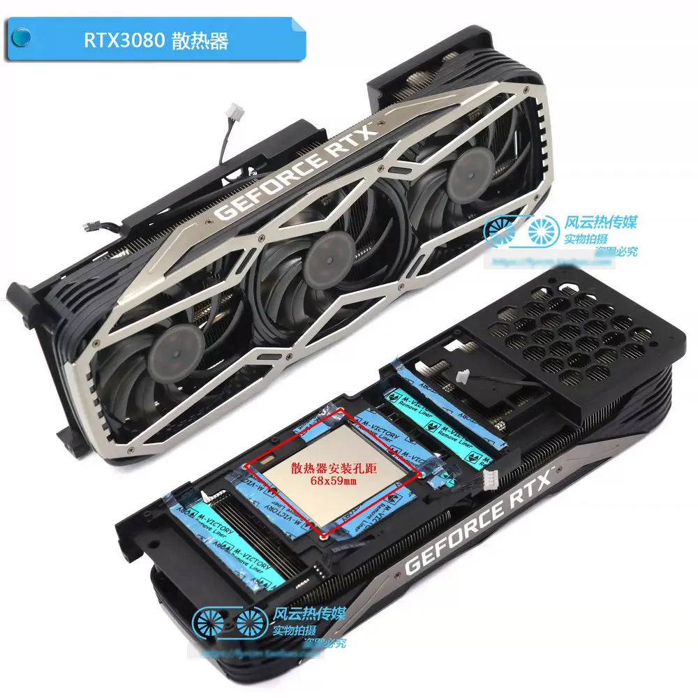 

Новый радиатор для видеокарты PNY GAINWARD RTX3080Ti RTX3080