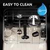 MIUI Electric Hand Held Stick Blender 6-in-1 Multi-Purpose Immersion Hand Blender Stainless Steel Blades Home Kitchen1200W 5