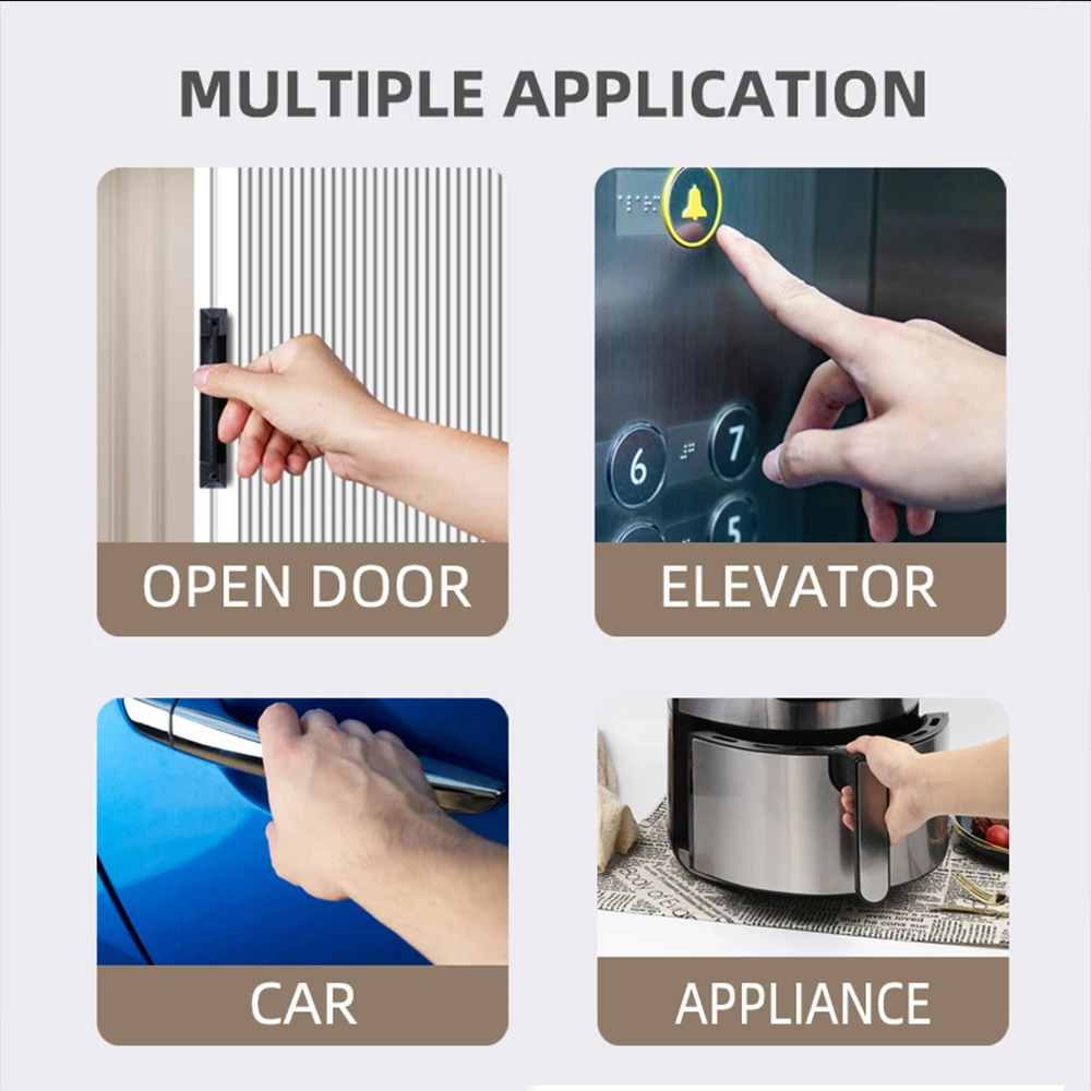 Porte-clés Antistatique Déchargeur D'électricité Statique - Pour Voiture, Maison, Bureau, élimine Les Chocs électrostatiques - 9