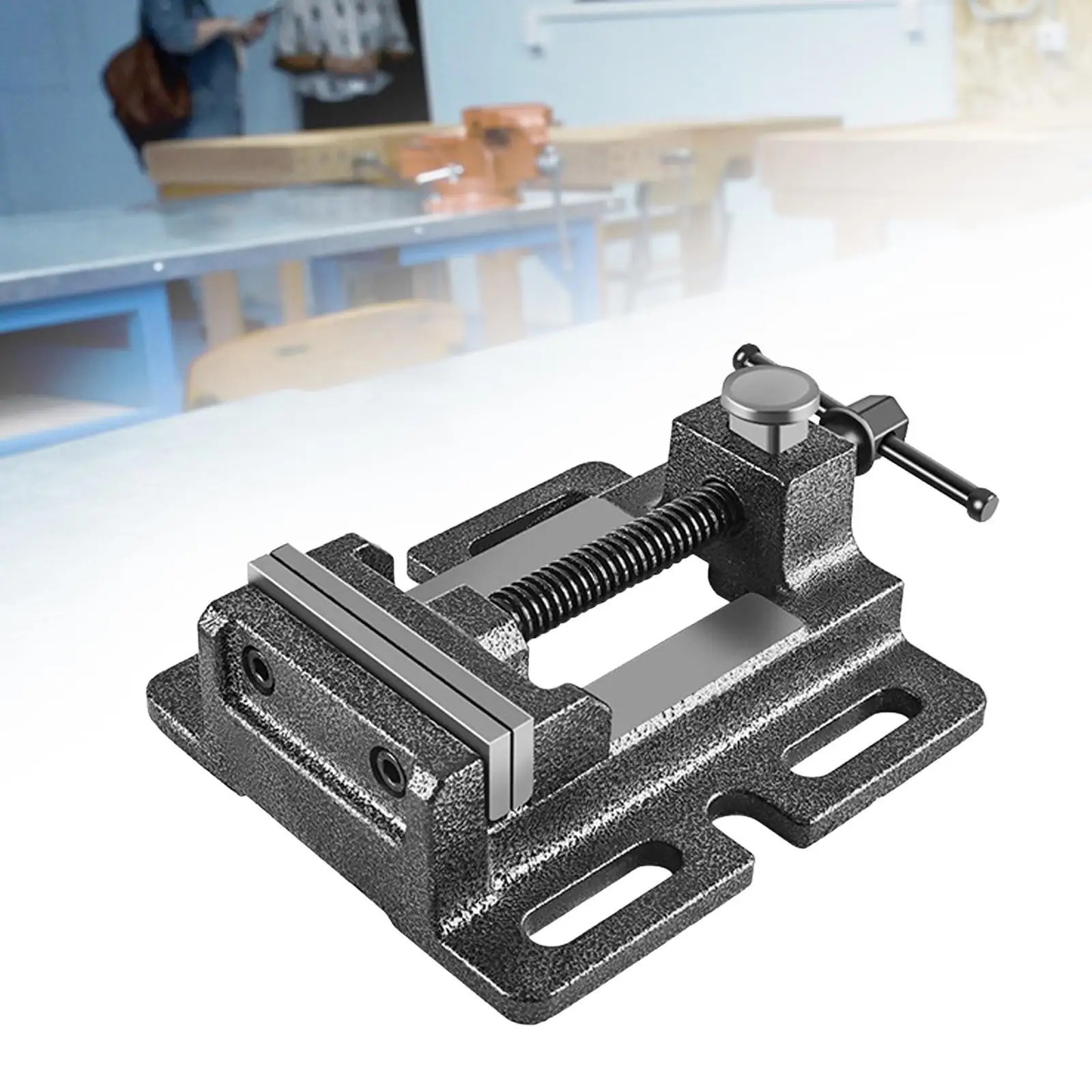 Precision Drill Press Vise, Durable Clamping Fixture for DIY Projects 4