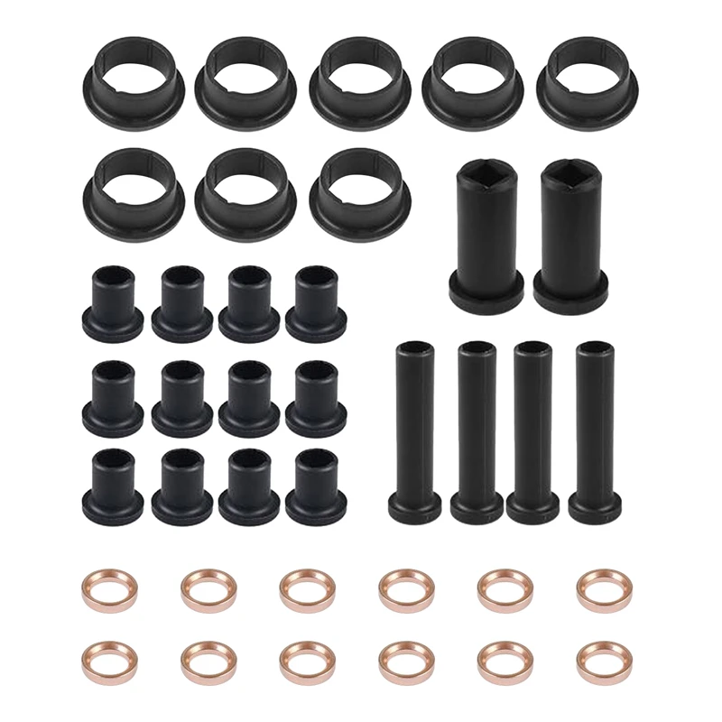 JEENDA Front A Arm Lower Bushing Kit And Spacers 5436973 5020677 Compatible with Polaris 500 RSE 400 4x4 700 5431596 5433066 5434551 5436220