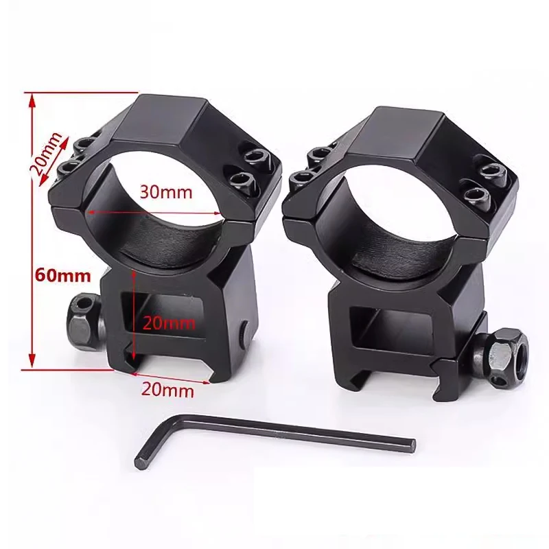 30mm/25.4mm Double Round Tube Card Holder Flashlight Clip Scope Mounting Ring Weaver Picatinny Rail Adapter Hunting Bracket 2PCS rifle scope mount rifle scope mount ring flashlight scope mount weapon flashlight mount