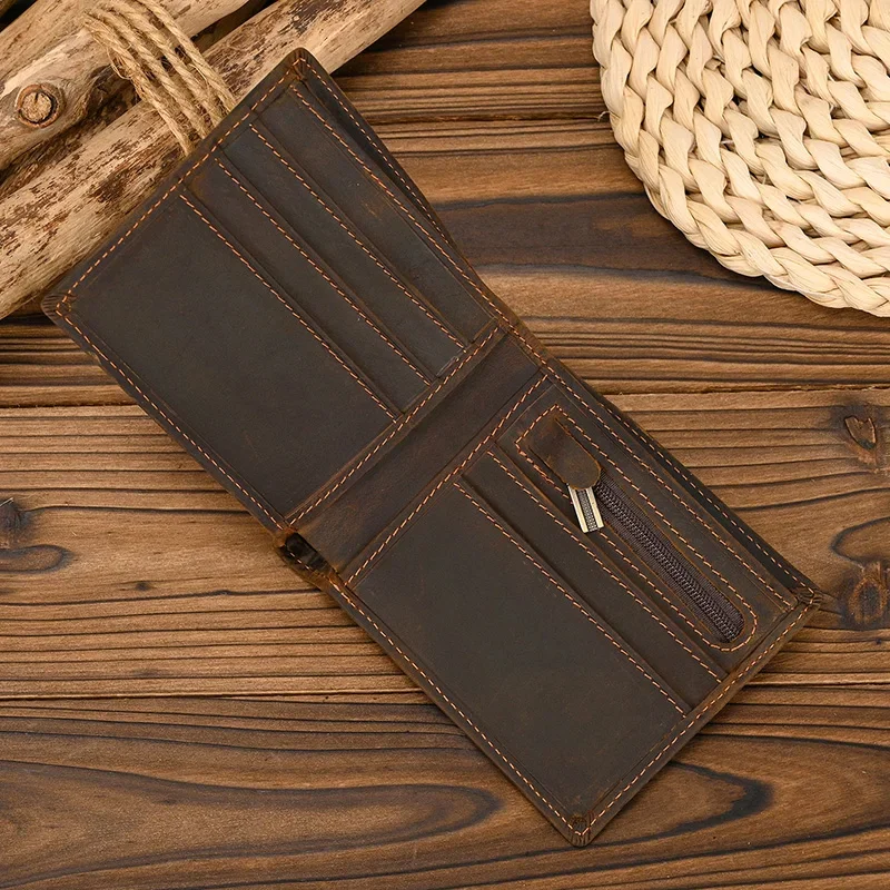 Luxury Leather Bifold Wallet for Men